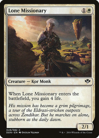 Lone Missionary [Duel Decks: Speed vs. Cunning] | Good Games Cannington