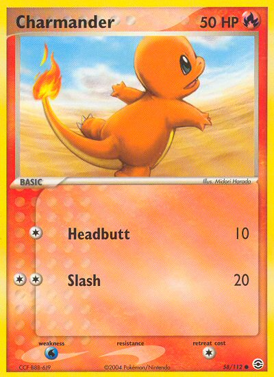 Charmander (58/112) [EX: FireRed & LeafGreen] | Good Games Cannington