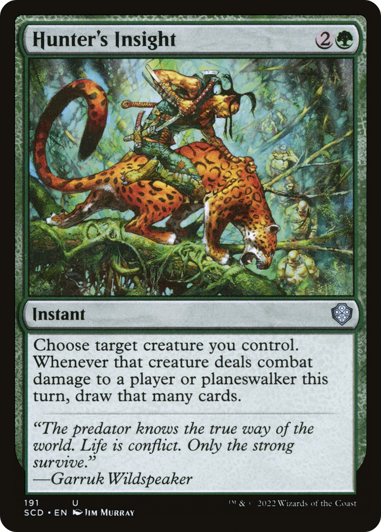 Hunter's Insight [Starter Commander Decks] | Good Games Cannington