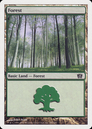 Forest (350) [Eighth Edition] | Good Games Cannington