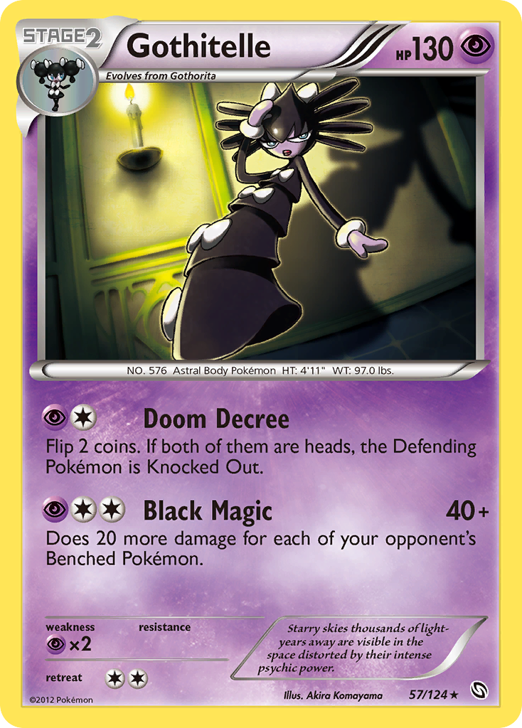 Gothitelle (57/124) [Black & White: Dragons Exalted] | Good Games Cannington
