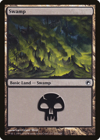Swamp (241) [Scars of Mirrodin] | Good Games Cannington