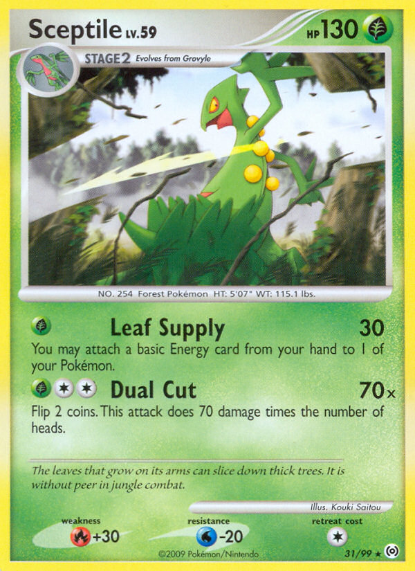 Sceptile (31/99) [Platinum: Arceus] | Good Games Cannington