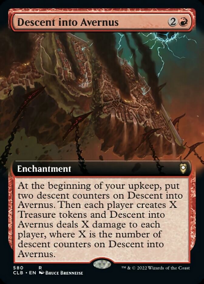 Descent into Avernus (Extended Art) [Commander Legends: Battle for Baldur's Gate] | Good Games Cannington