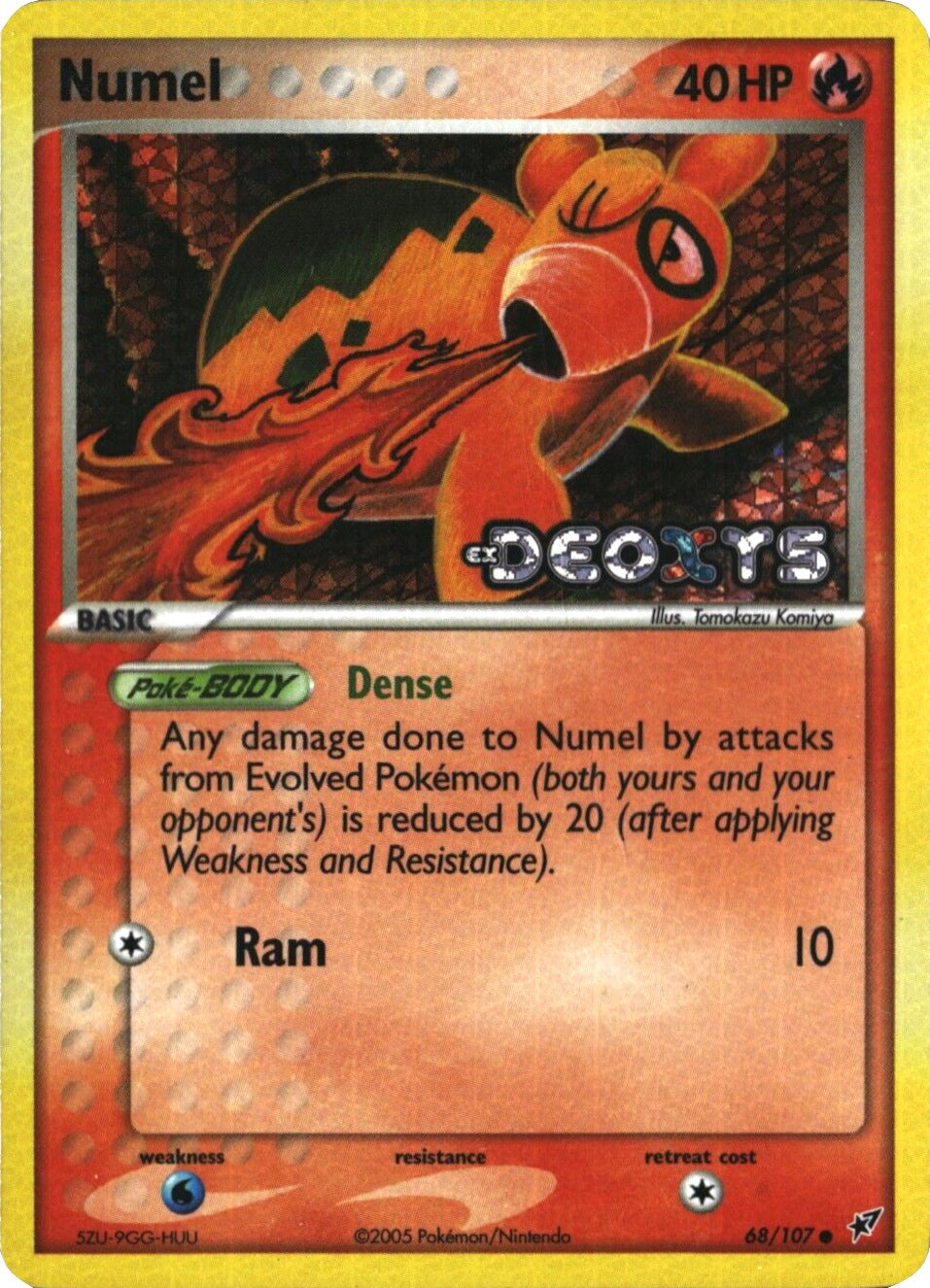 Numel (68/107) (Stamped) [EX: Deoxys] | Good Games Cannington