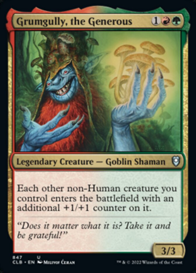 Grumgully, the Generous [Commander Legends: Battle for Baldur's Gate] | Good Games Cannington