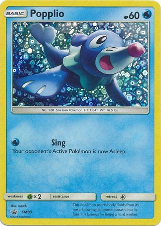 Popplio (SM03) (General Mills Promo) [Sun & Moon: Black Star Promos] | Good Games Cannington