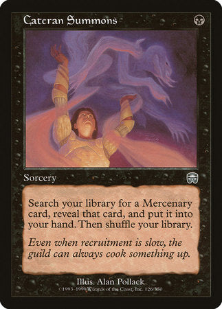 Cateran Summons [Mercadian Masques] | Good Games Cannington
