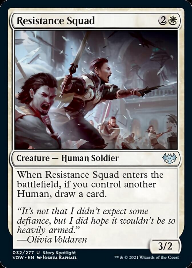 Resistance Squad [Innistrad: Crimson Vow] | Good Games Cannington