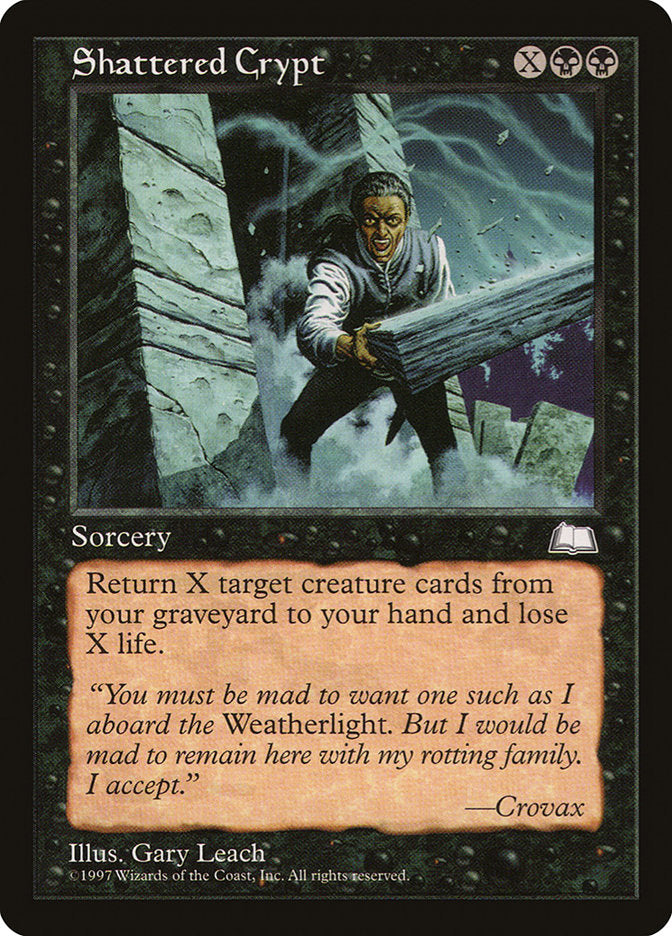 Shattered Crypt [Weatherlight] | Good Games Cannington