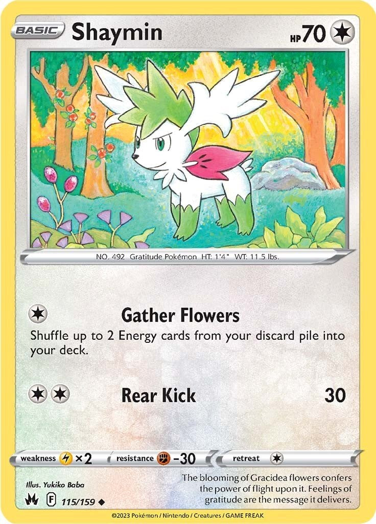 Shaymin (115/159) [Sword & Shield: Crown Zenith] | Good Games Cannington