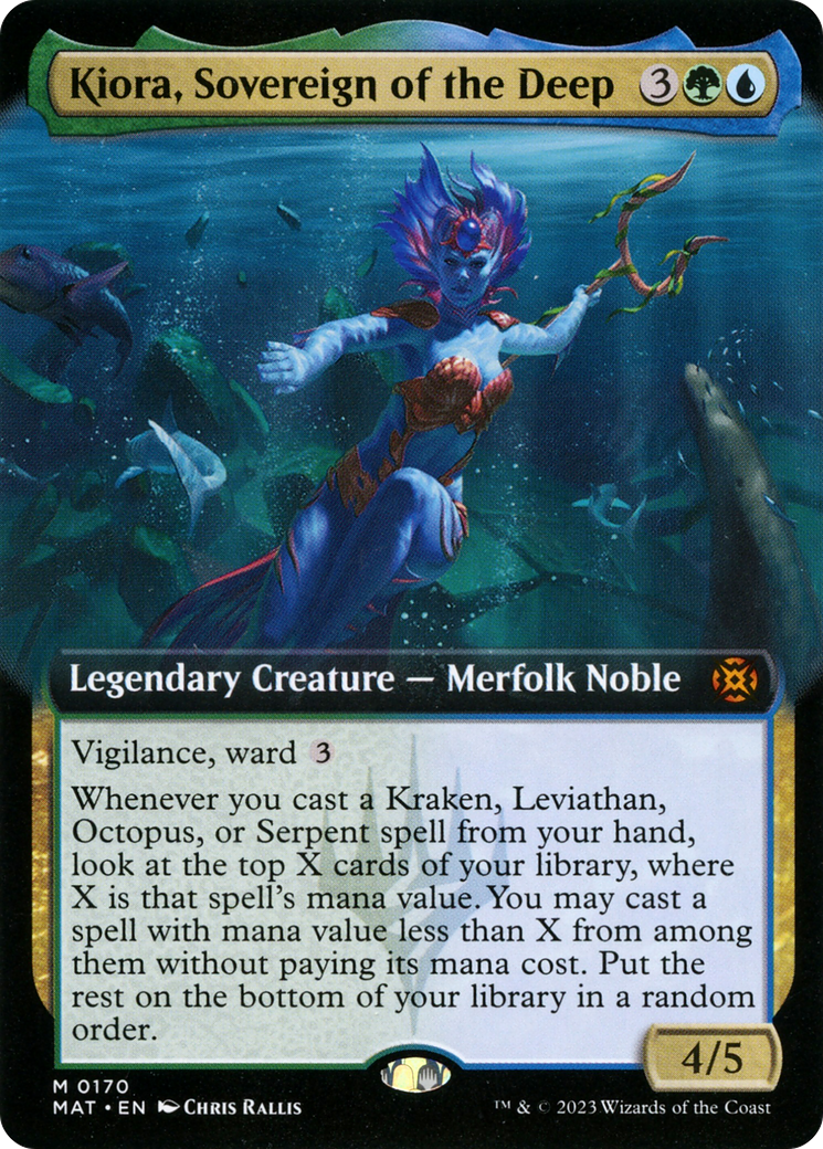 Kiora, Sovereign of the Deep (Extended Art) [March of the Machine: The Aftermath] | Good Games Cannington