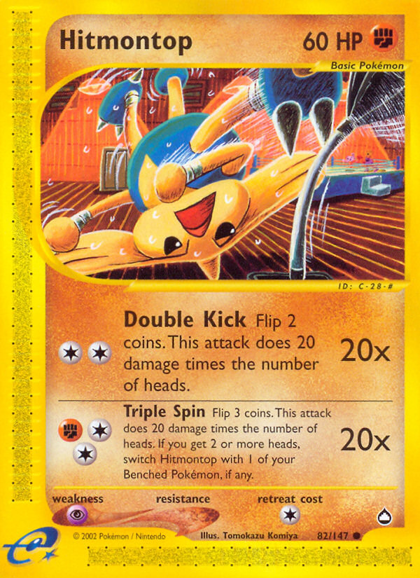 Hitmontop (82/147) [Aquapolis] | Good Games Cannington