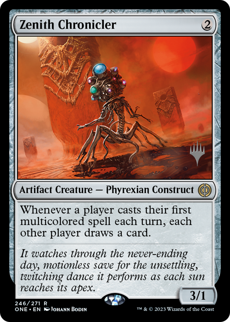 Zenith Chronicler (Promo Pack) [Phyrexia: All Will Be One Promos] | Good Games Cannington