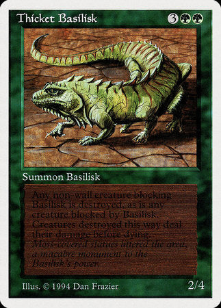 Thicket Basilisk [Summer Magic / Edgar] | Good Games Cannington