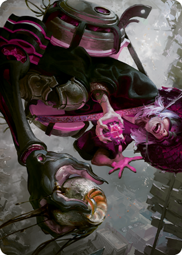 Undercity Scrounger Art Card [Kamigawa: Neon Dynasty Art Series] | Good Games Cannington