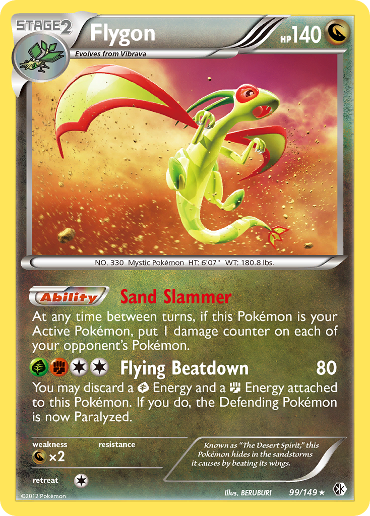 Flygon (99/149) [Black & White: Boundaries Crossed] | Good Games Cannington