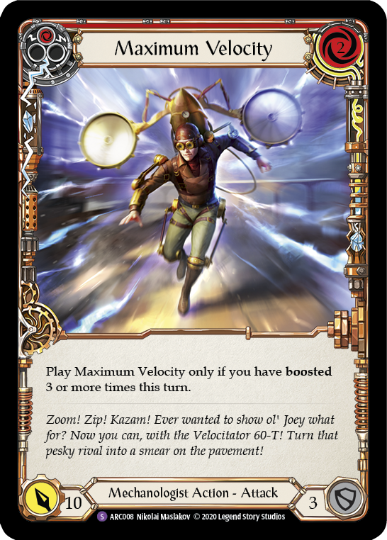 Maximum Velocity [U-ARC008] Unlimited Rainbow Foil | Good Games Cannington