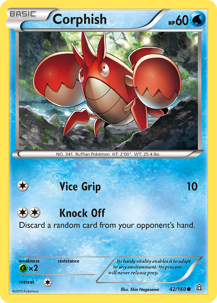 Corphish (42/160) [XY: Primal Clash] | Good Games Cannington