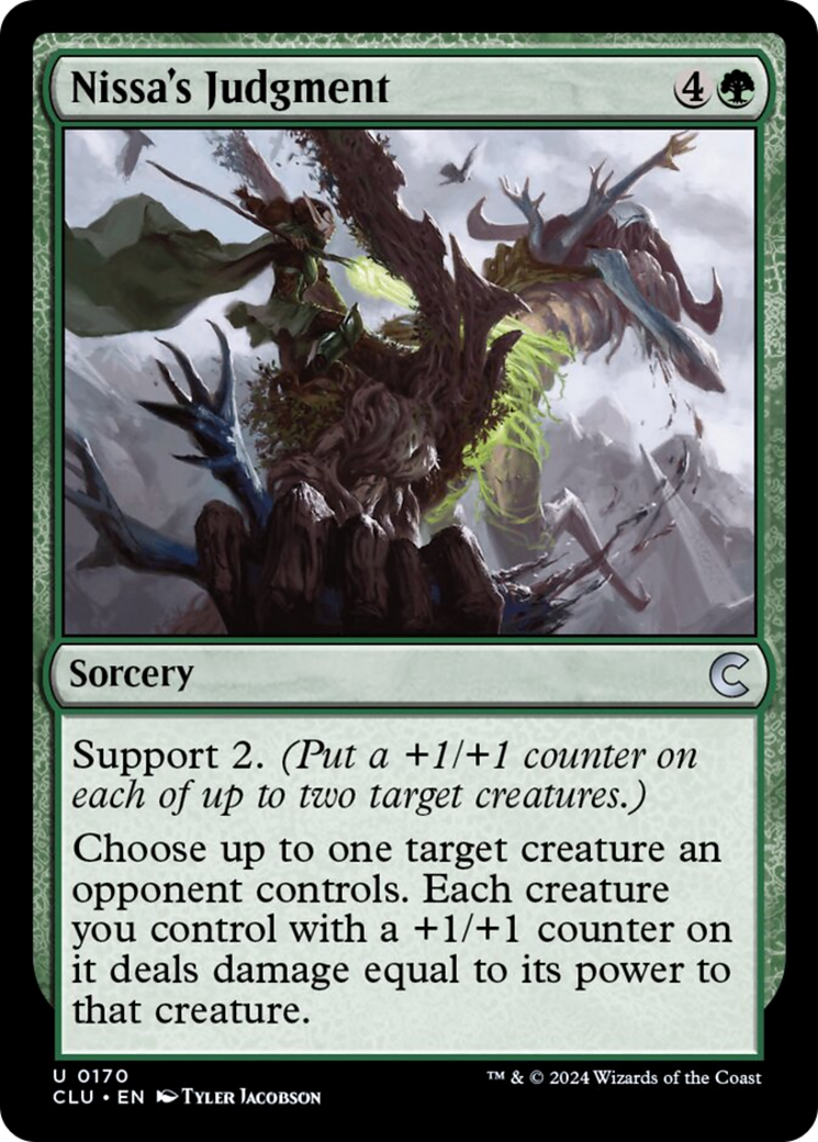 Nissa's Judgment [Ravnica: Clue Edition] | Good Games Cannington