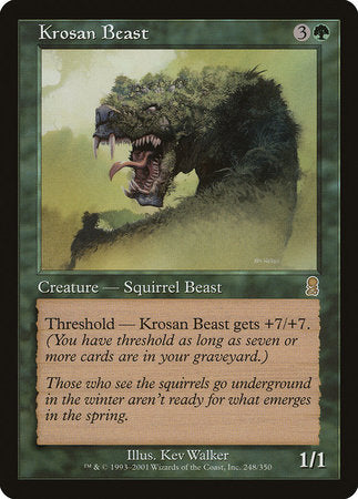 Krosan Beast [Odyssey] | Good Games Cannington