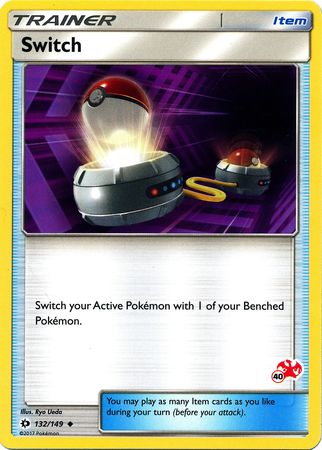 Switch (132/149) (Charizard Stamp #40) [Battle Academy 2020] | Good Games Cannington