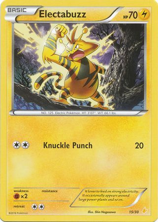 Electabuzz (15/30) [XY: Trainer Kit 3 - Pikachu Libre] | Good Games Cannington