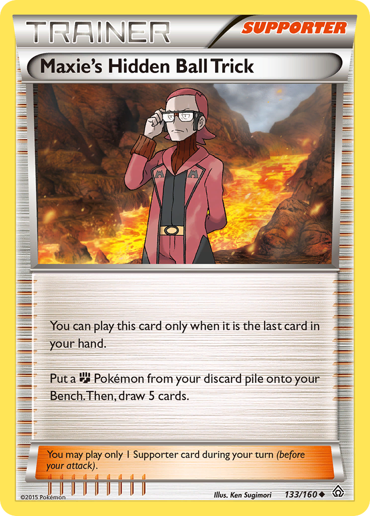 Maxie's Hidden Ball Trick (133/160) [XY: Primal Clash] | Good Games Cannington