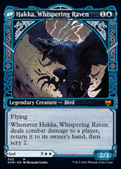 Alrund, God of the Cosmos // Hakka, Whispering Raven (Showcase) [Kaldheim] | Good Games Cannington
