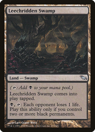 Leechridden Swamp [Shadowmoor] | Good Games Cannington