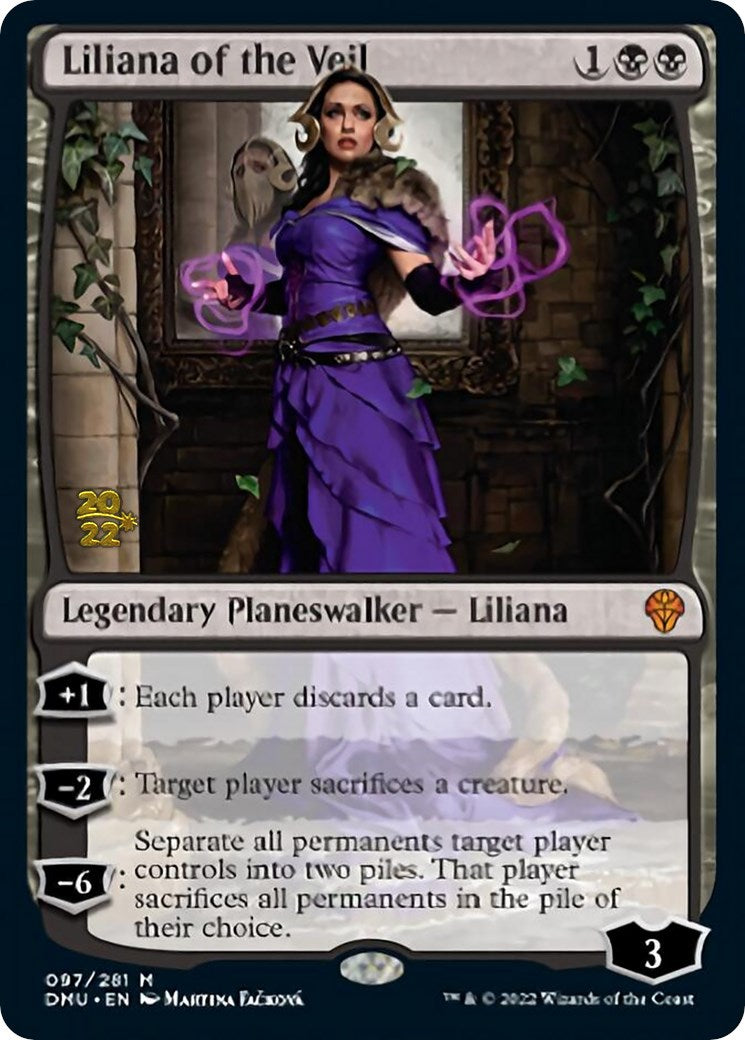 Liliana of the Veil [Dominaria United Prerelease Promos] | Good Games Cannington