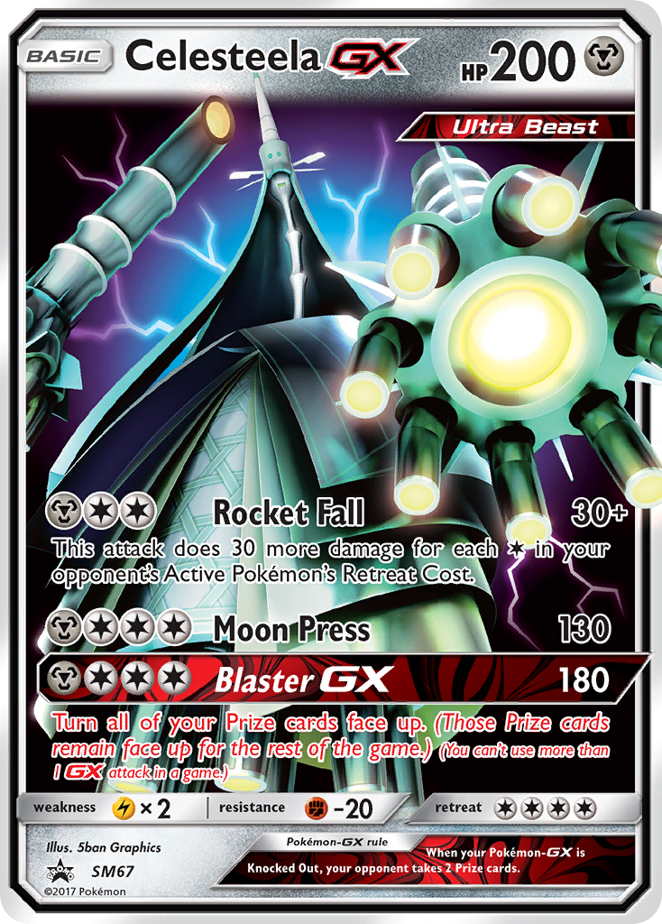 Celesteela GX (SM67) [Sun & Moon: Black Star Promos] | Good Games Cannington