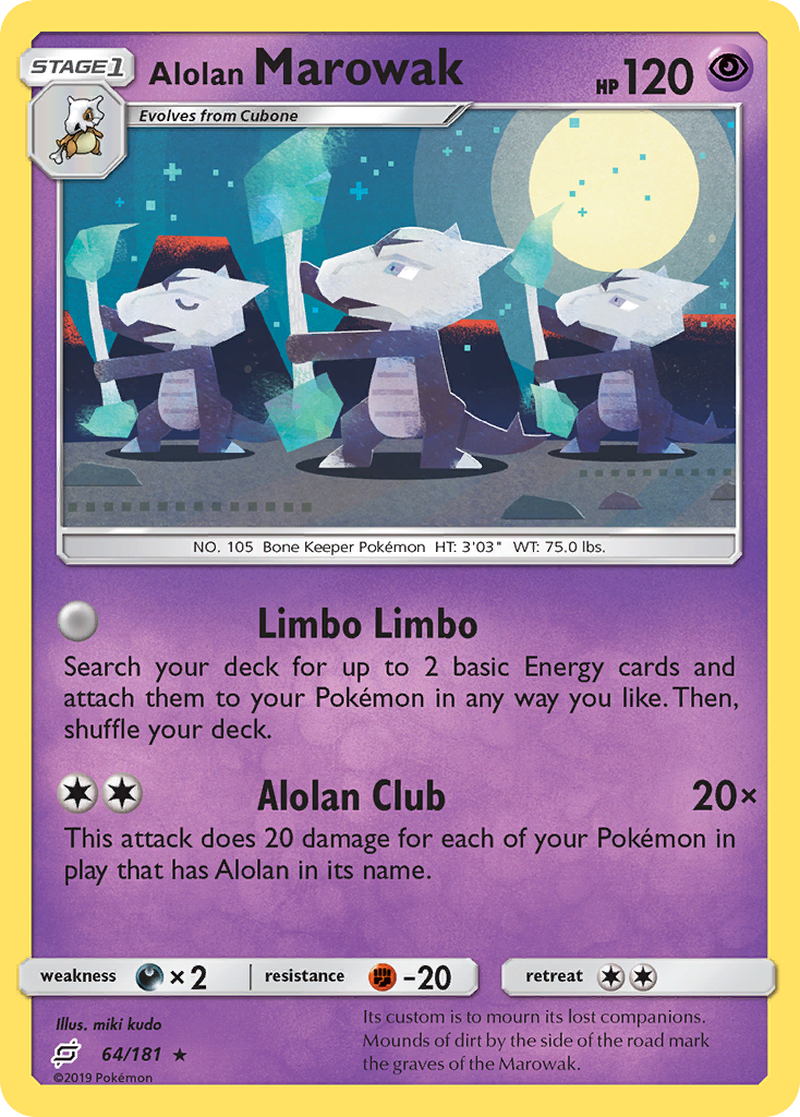 Alolan Marowak (64/181) [Sun & Moon: Team Up] | Good Games Cannington