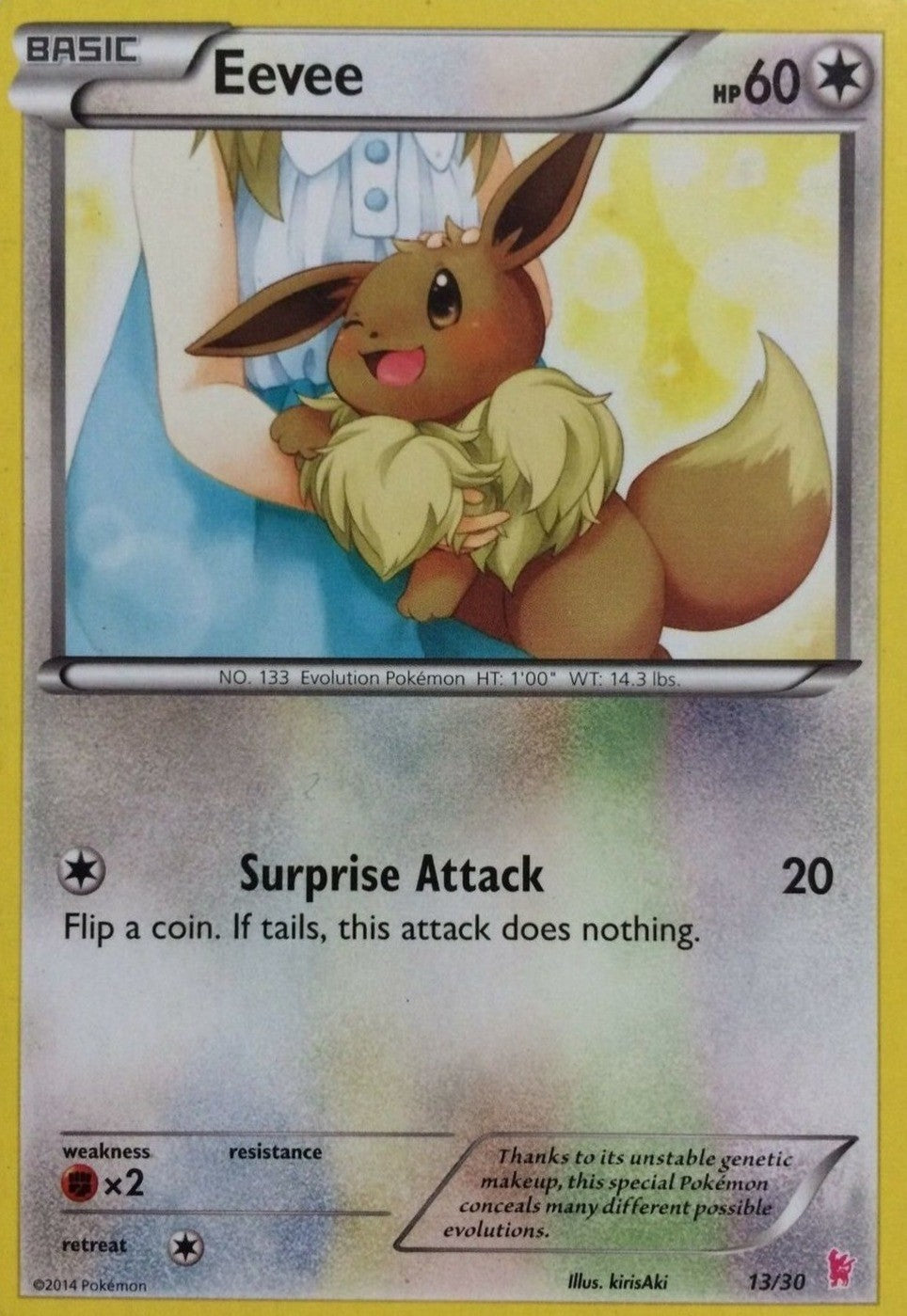 Eevee (13/30) [XY: Trainer Kit - Sylveon] | Good Games Cannington