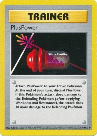 PlusPower (84/102) [Base Set Shadowless Unlimited] | Good Games Cannington