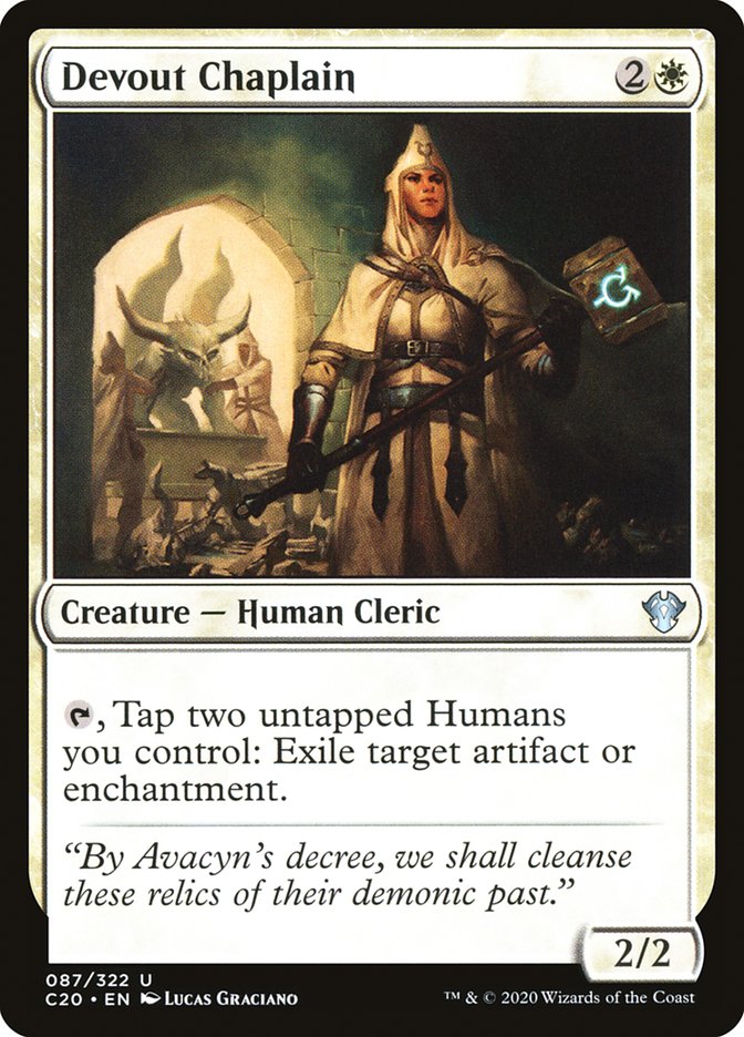 Devout Chaplain [Commander 2020] | Good Games Cannington