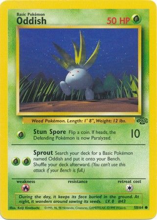 Oddish (58/64) [Jungle Unlimited] | Good Games Cannington