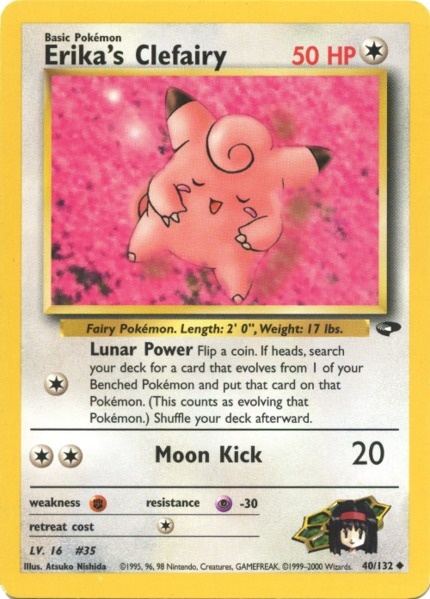 Erika's Clefairy (40/132) [Gym Challenge Unlimited] | Good Games Cannington