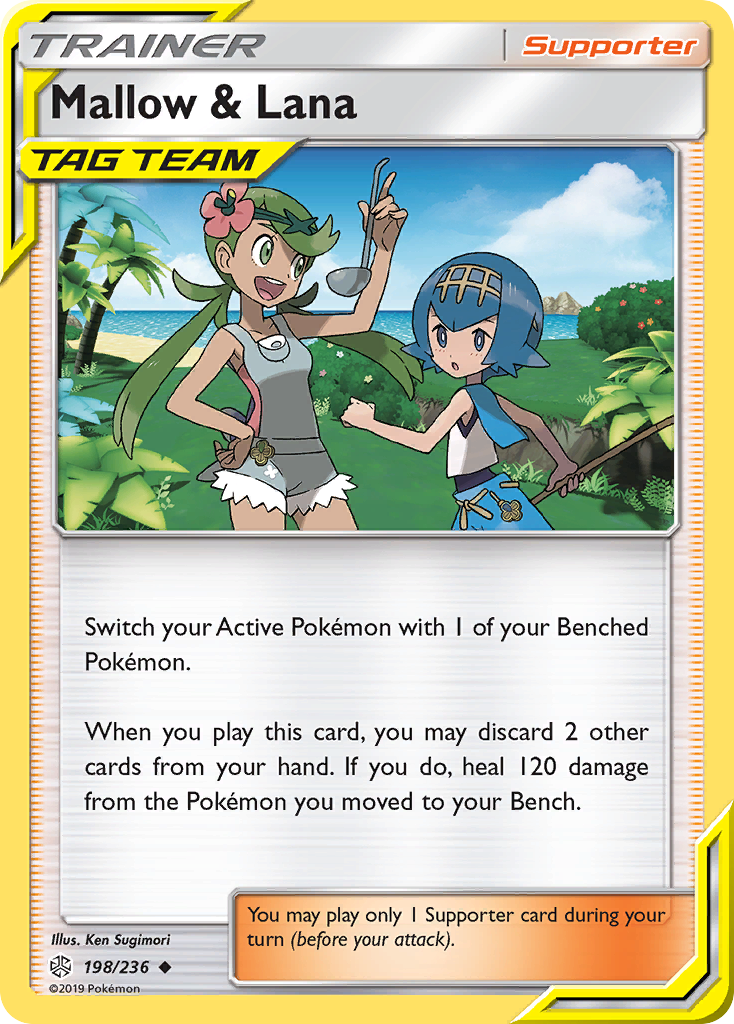 Mallow & Lana (198/236) [Sun & Moon: Cosmic Eclipse] | Good Games Cannington