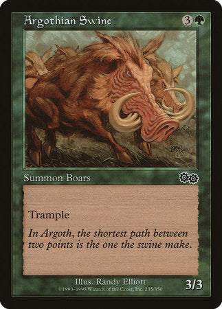 Argothian Swine [Urza's Saga] | Good Games Cannington