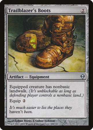 Trailblazer's Boots [Zendikar] | Good Games Cannington