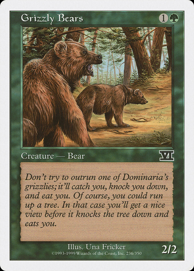 Grizzly Bears [Classic Sixth Edition] | Good Games Cannington