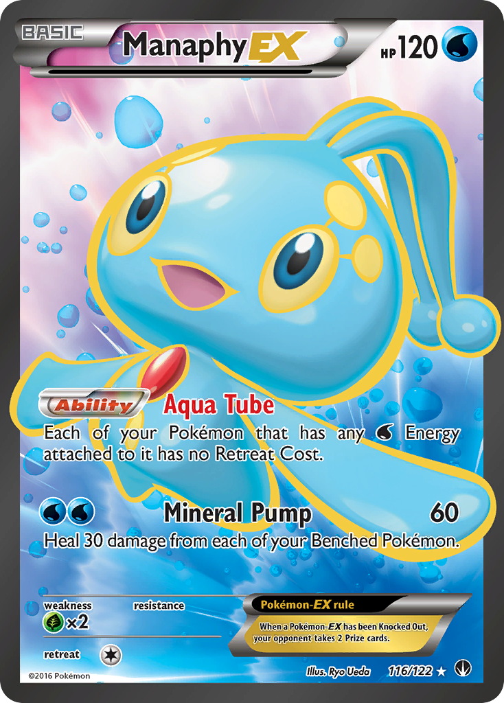 Manaphy EX (116/122) [XY: BREAKpoint] | Good Games Cannington