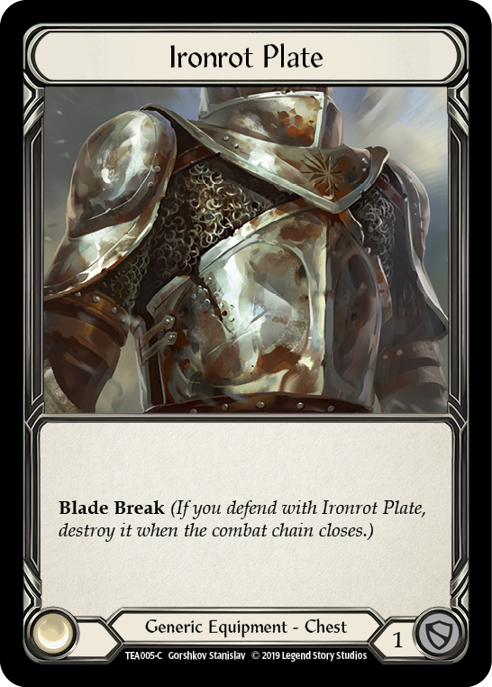 Ironrot Plate [TEA005-C] 1st Edition Normal | Good Games Cannington
