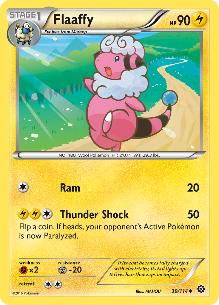 Flaaffy (39/114) [XY: Steam Siege] | Good Games Cannington