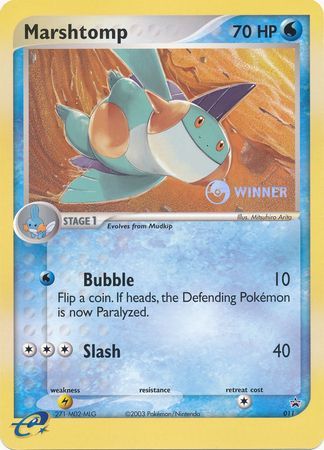 Marshtomp (011) (Jumbo Card) [Nintendo: Black Star Promos] | Good Games Cannington