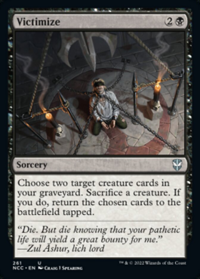 Victimize [Streets of New Capenna Commander] | Good Games Cannington