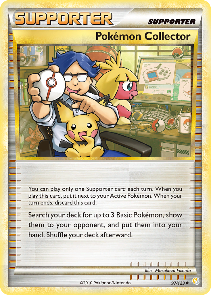 Pokemon Collector (97/123) [HeartGold & SoulSilver: Base Set] | Good Games Cannington
