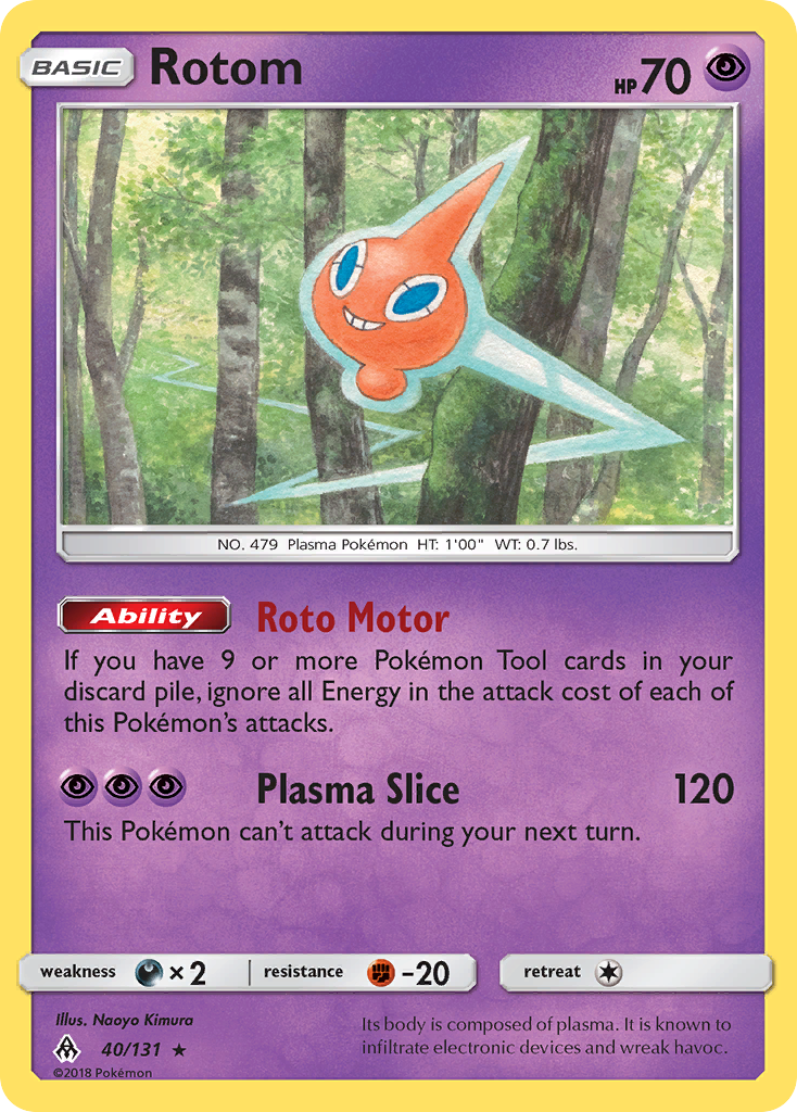 Rotom (40/131) [Sun & Moon: Forbidden Light] | Good Games Cannington