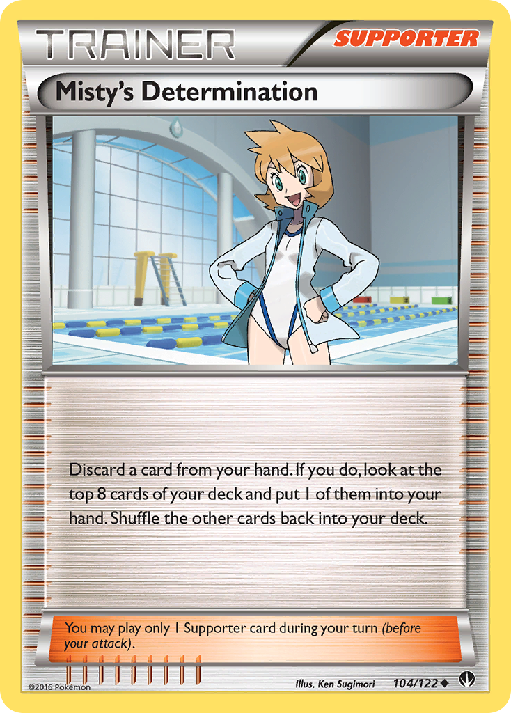 Misty's Determination (104/122) [XY: BREAKpoint] | Good Games Cannington